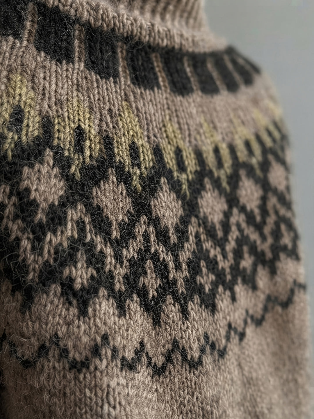 Freya | Fair Isle Fluffy Knit Sweater