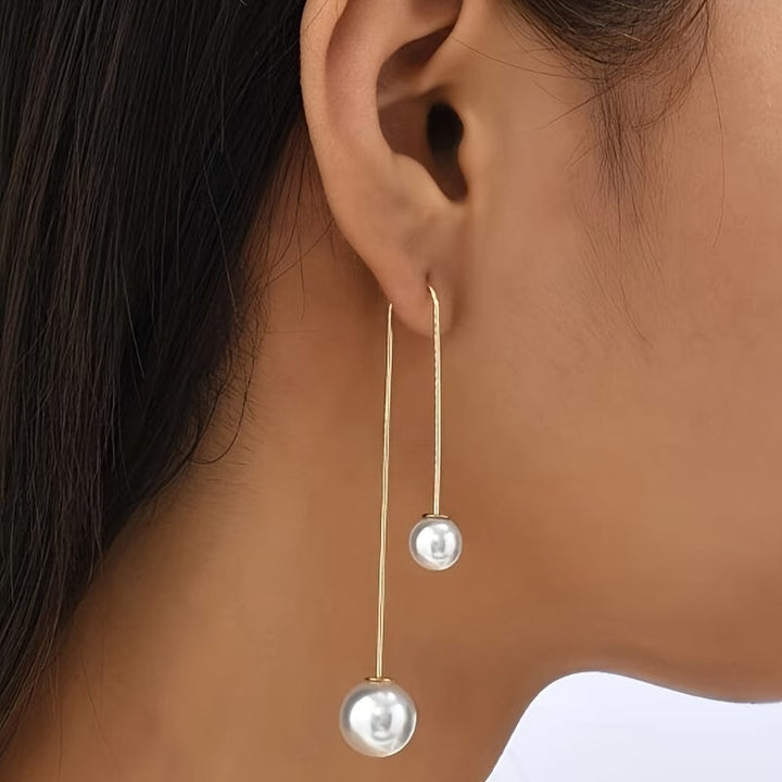 Radiant Pearl Statement Earrings