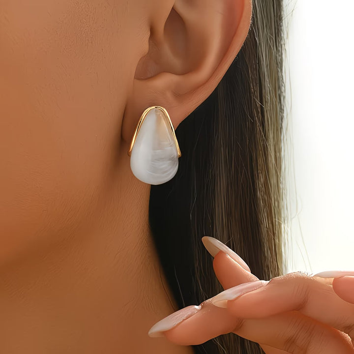 Pearl Water Drop Earrings
