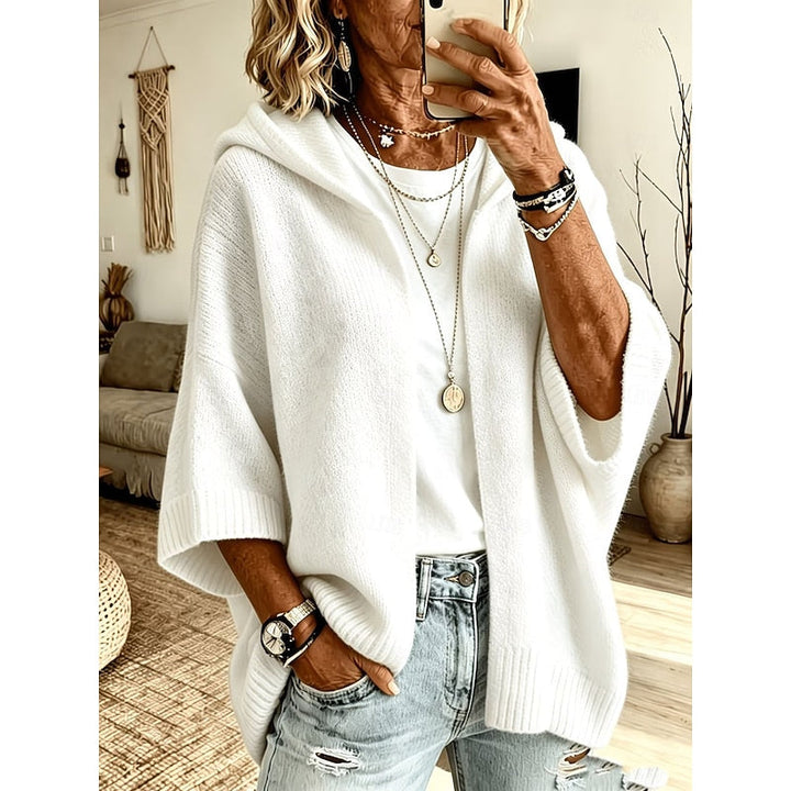 Marlowe | Relaxed Hooded Open-Front Cardigan