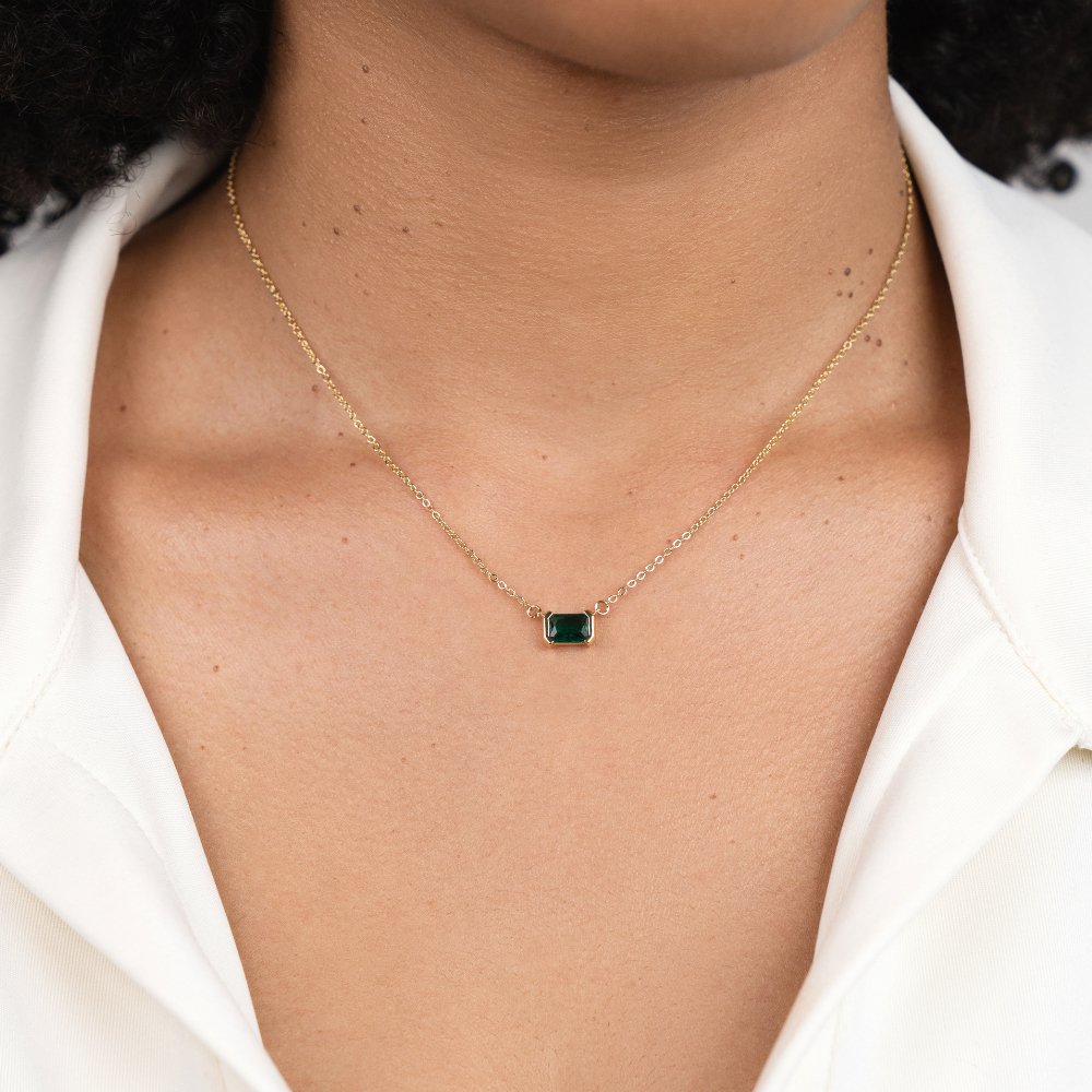Siena Green Emerald Necklace