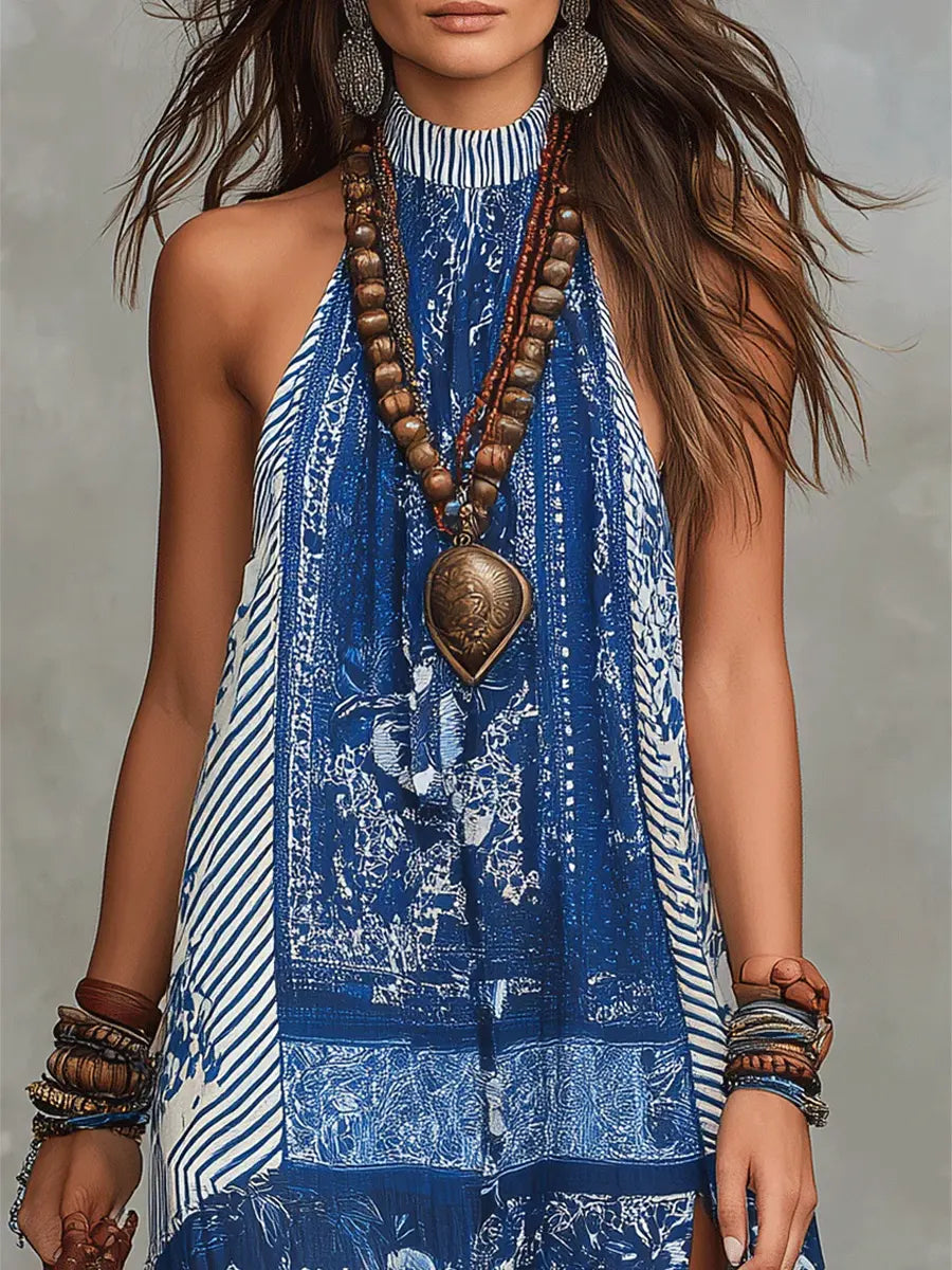 Isla | Patchwork Maxi Dress