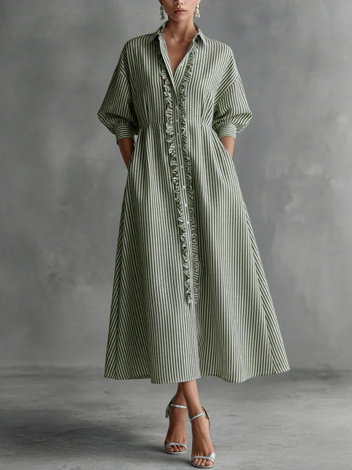 Elin | Stripe Maxi Dress