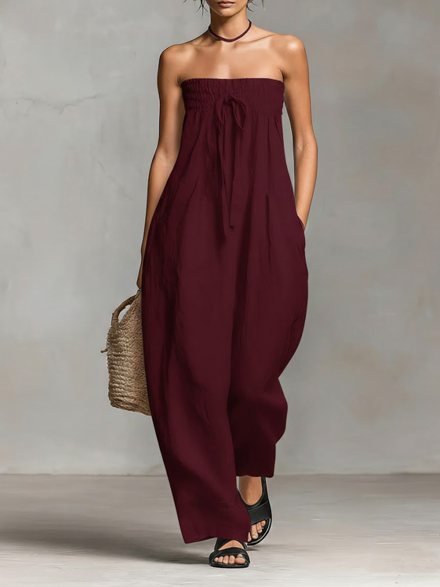 Nova | Strapless Flow Maxi Dress