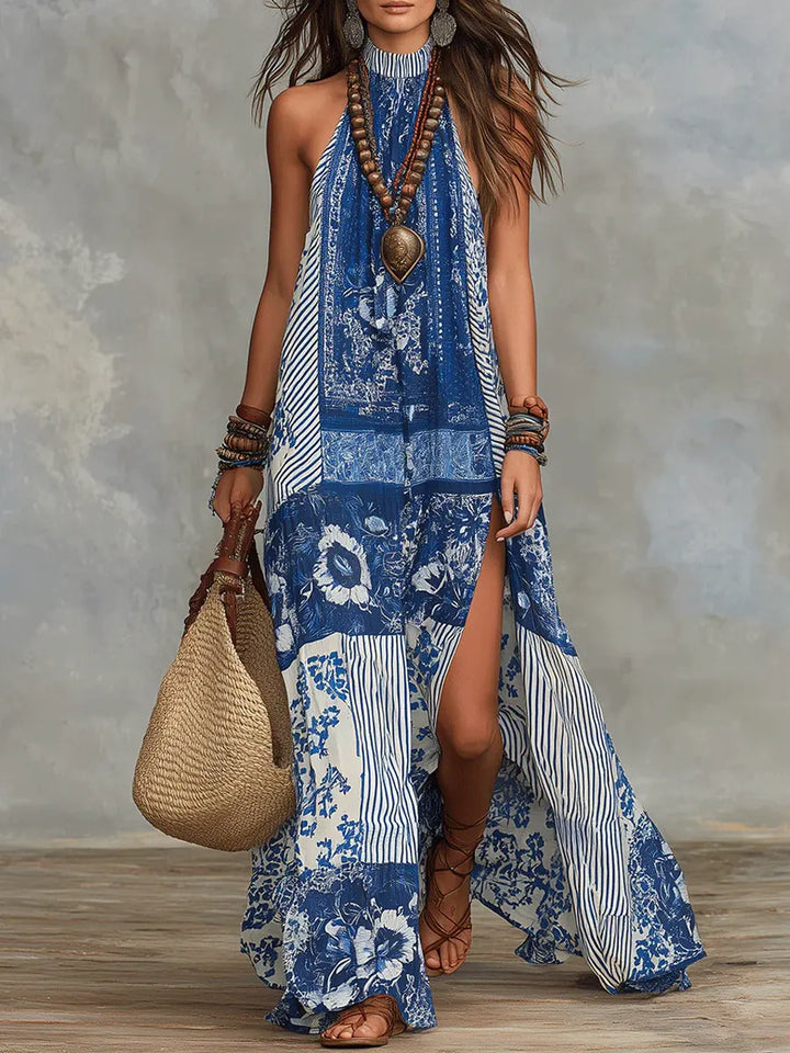 Isla | Patchwork Maxi Dress