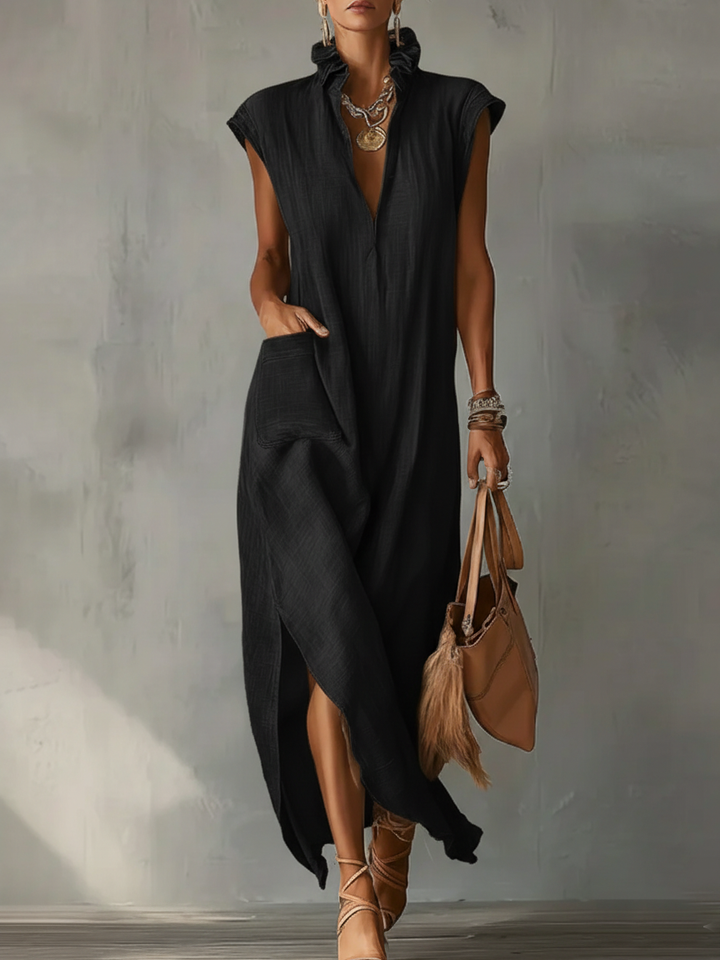 Elara | Ruffle Spring Maxi Dress