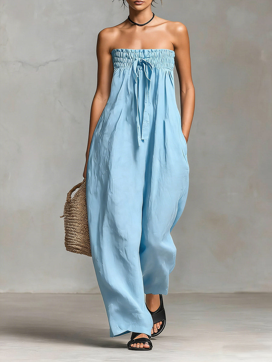 Nova | Strapless Flow Maxi Dress