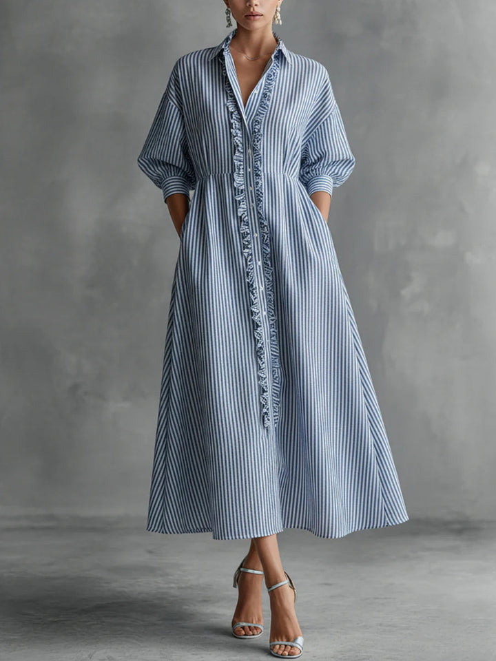 Elin | Stripe Maxi Dress