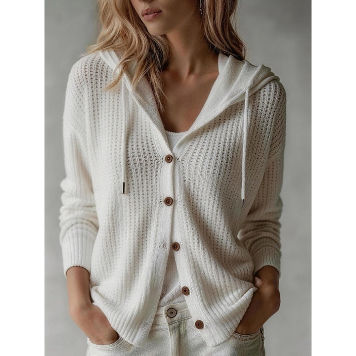 Sadie | Hooded Textured Cardigan